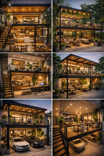 Mezannine Cafe Modern di Serpong