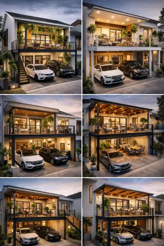 Mezannine Teras Rumah Keren di Serpong